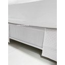 Ver imagem 5 de Saia para Cama Box Matelada com Elástico Queen Cor Branca 1 Peça
