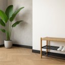 Ver imagem 3 de Rodape Poliestireno Liso 10x15x200 Preto - Passa Fio