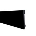 Ver imagem 1 de Rodape Poliestireno Liso 10x15x200 Preto - Passa Fio