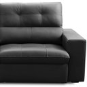 Ver imagem 6 de Sofá Retrátil Reclinável para Sala 3 Lugares 230cm Bryant L06 Couro Preto - Lyam Decor