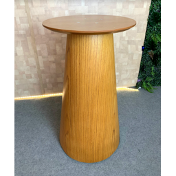 Base para Mesa de Jantar Cone Laminada em Madeira Freijó para Tampos de 60cm até 110cm - 2