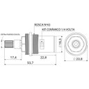 Ver imagem 2 de Reparo Torneira e Misturador Meber 1/4 Volta Lado Direito - 401606