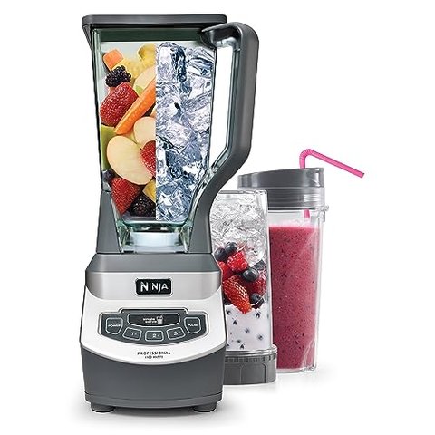 Ninja Bl660 Liquidificador Profissional Compacto 1100w, Cinza