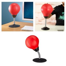 Saco Pancadas Boxe Soco Anti Stress Mesa Bola Trabalho Treino - 2
