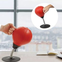 Saco Pancadas Boxe Soco Anti Stress Mesa Bola Trabalho Treino - 1