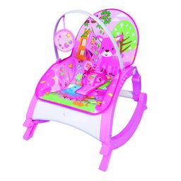 Cadeirinha Musical De Descanso Vibratória Rosa Color Baby - 1