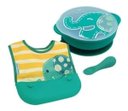 Ver imagem 1 de Kit Alimentação Tigela Tampa Babador Colher Marcus & Marcus