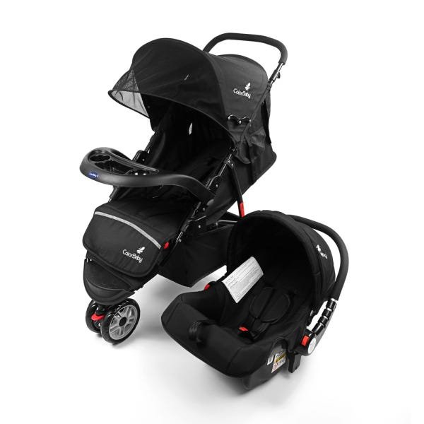 Carrinho Triciclo Safety + bebê Conforto Safety Color Baby - 1