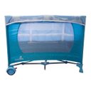 Ver imagem 6 de Berço Cercado Portátil Azul Eco com Mosquiteiro