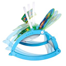 Cadeira Cadeirinha De Descanso Alimentação Com Bandeja Azul - 2