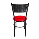 Ver imagem 5 de Conjunto 2 Cadeiras Pretas para Cozinha Viena Preta:Vermelho