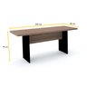 MESA DE REUNIÃO RETANGULAR PANDIN PE40 - WALNUT MR2000PE40 - 2