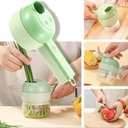 Ver imagem 1 de Mini Processador Alimentos Elétrico Recarregável Usb Legumes