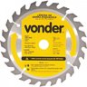 Lâmina de serra circular com dentes de metal duro/vídea 180 mm x 20 mm 24 dentes Vonder - 1