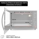 Ver imagem 4 de Forno Elétrico de Bancada Terim 70L Grill com 2 Grades e Luz Interna