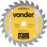 Lâmina de serra circular com dentes de metal duro/vídea 185 mm x 20 mm 24 dentes Vonder - 1