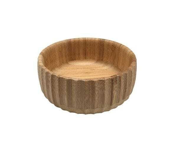 Bowl Canelado de Bambu 15x6cm