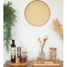 Pote de Vidro Hermético Tampa de Bambu 450 ml - 2