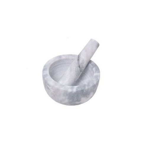 Conjunto de Pilão e Socador de Mármore Carrara - Lyor