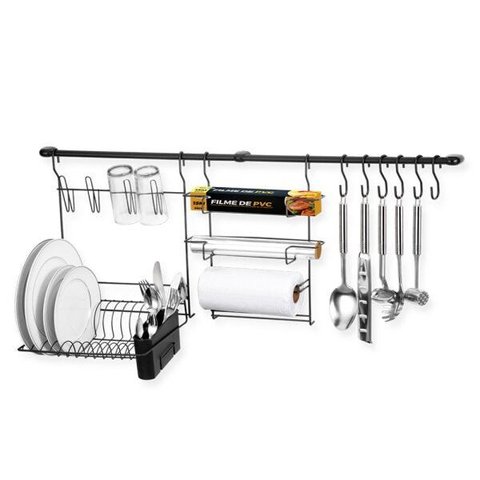 Kit Cozinha Cook Home 9 Preto