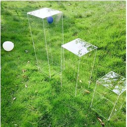 Kit Mesas Cubo De Acrílico 40 Cm / 60 Cm / 80cm - 3