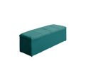 Ver imagem 1 de Calçadeira Baú Raissa 100 cm Suede Azul Tiffany