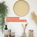 Ver imagem 6 de Bandeja Redonda em Bambu com Palha Indiana