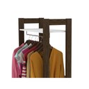 Ver imagem 4 de Armário Closet Com 2 Gavetas Cr35001 Branco/Nogal