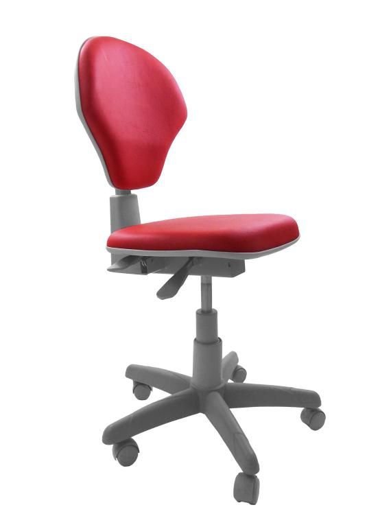 Mocho Odontologico Concha Back BC - Vermelho