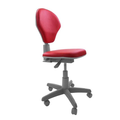 Mocho Odontologico Concha Back BC - Vermelho