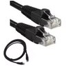 Cabo De Rede Blindado 20 Metros Com Conectores Rj45 Preto - 4