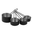 Ver imagem 1 de Xícaras Medidoras 4 peças Inox Preto