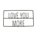 Ver imagem 1 de Letreiro em Metal Love You More