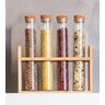 Porta Temperos em Bambu Tubos de Vidro - Yoi - 2