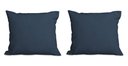 Ver imagem 1 de Kit 2 Almofadas Decorativa Quadrado 45x45 Cm Cm Sala Quarto Sofá Suede Azul Marinho Eli Móveis e Dec