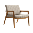 Ver imagem 6 de Conjunto 2 Poltronas Milano para Área ou Varanda Gourmet Estofada Pés em Madeira Maciça Decorativa S