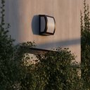 Ver imagem 4 de Arandela Oval de Parede Injetada em Termoplástico Marrom 1 Lâmpada E27 Lente Leitosa Luminária