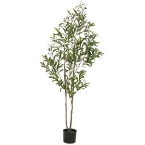 Planta Artificial Arvore Oliveira C/pote X492 Verde 1,5m