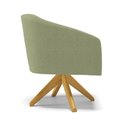 Ver mais imagens de Poltrona Decorativa Giratória Ma30 Kit 2 Stella Bouclê Pistache D03 - D’Rossi