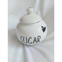 Ver imagem 3 de Açucareiro de Porcelana Bolinha Sugar Coração