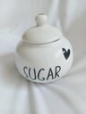 Ver imagem 3 de Açucareiro de Porcelana Bolinha Sugar Coração
