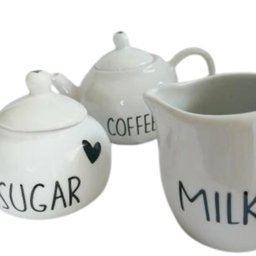 Açucareiro de Porcelana Bolinha Sugar Coração - 1