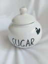 Ver imagem 4 de Açucareiro de Porcelana Bolinha Sugar Coração