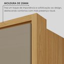 Ver imagem 4 de Roupeiro Lizz 6 Portas de Bater 6 Gavetas MDF Hannover - Fendi