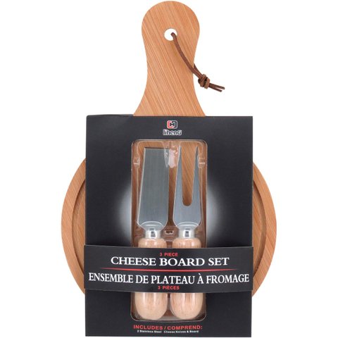 CHEESY JG P/ QUEIJO BAMBU NATURAL 3PÇ