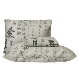 Jogo de Lençol Premium Casal Padrão 3 Peças Estampado com Elástico - Oriental - 1