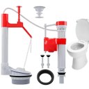 Ver imagem 1 de Reparo de Caixa Acoplada Banheiro Kit Completo Acionamento Superior Descarga Vaso Sanitario Drenagem