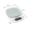 Balança Digital Precisão Receitas Pesar Alimentos Ingredientes Farinhas Líquidos Massas Multiuso 5kg - 4
