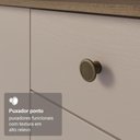 Ver imagem 5 de Armário de Cozinha Compacta 235cm Rustic/crema Gourmet Madesa Xb03 Rustic/crema