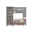 Ver imagem 2 de Cozinha Modulada Connect 4 Peças 1 Aéreo + Balcão + 2 Paneleiros C5p97 Duna2 Aéreos + 1 Balcão